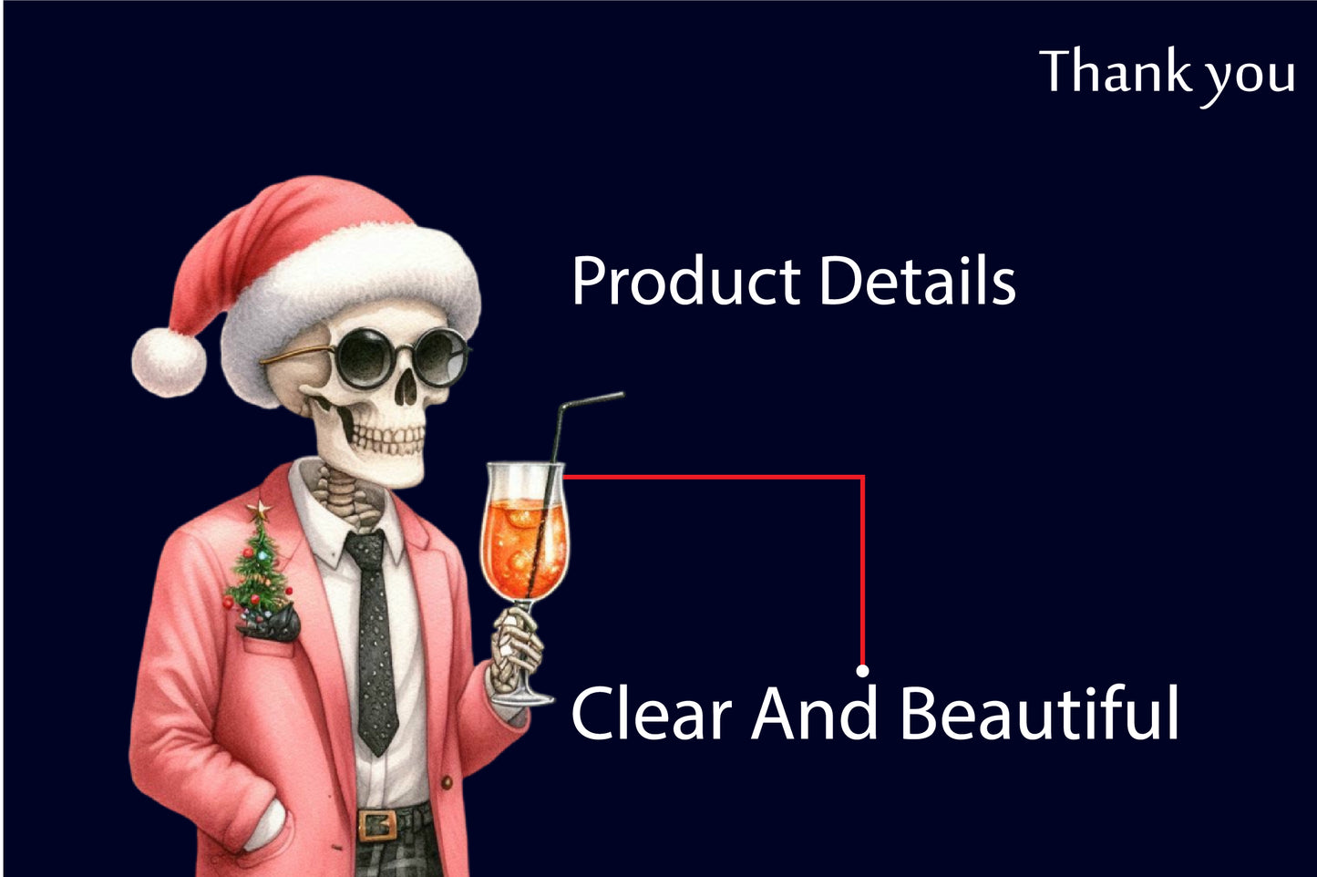 20 Watercolor Christmas Skeleton PNG Merry Christmas Skeleton Clipart