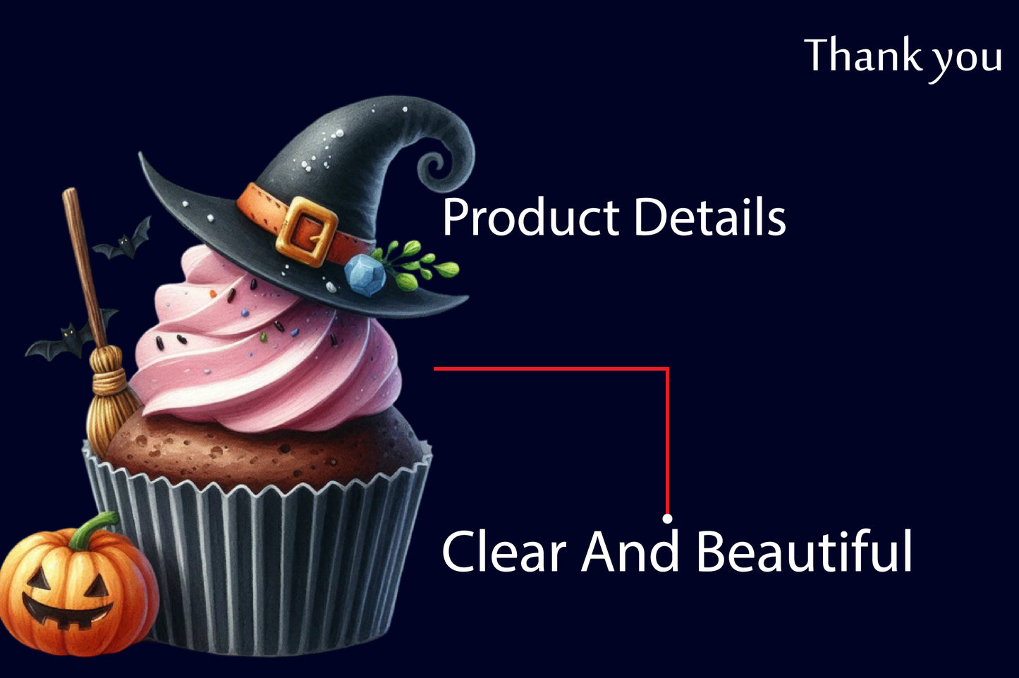 27 Watercolor Halloween Cupcake PNG Bundle Witch Hat Spooky Baking Clipart