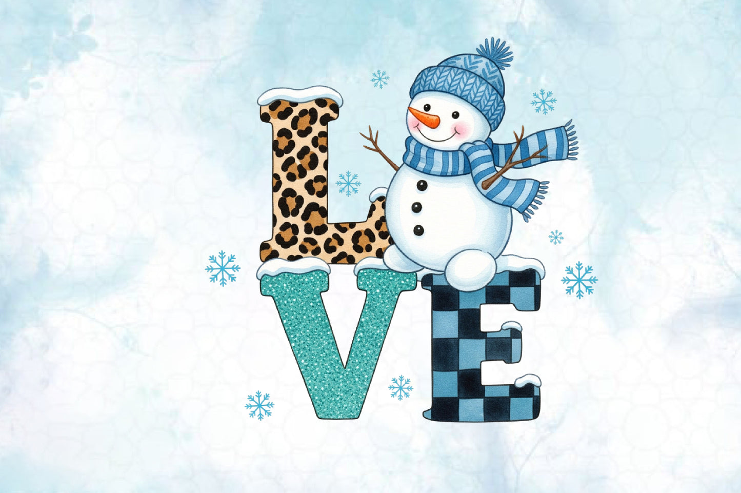 Christmas Snowman PNG Clipart Bundle | Watercolor Cute Christmas Snowman PNG | Festive Winter Snowman Sublimation