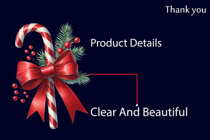 21 Christmas Candy Cane Bow PNG Bundle Red White Holiday Bow Clipart