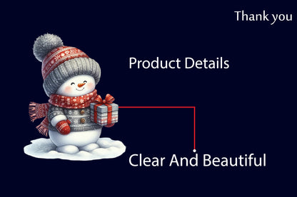 Christmas Snowman PNG Bundle | Watercolor Snowman, Cute Winter Snowman & Holiday Snowman Clipart