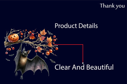 23 Watercolor Halloween Bat PNG Cute Spooky Bat Autumn Clipart