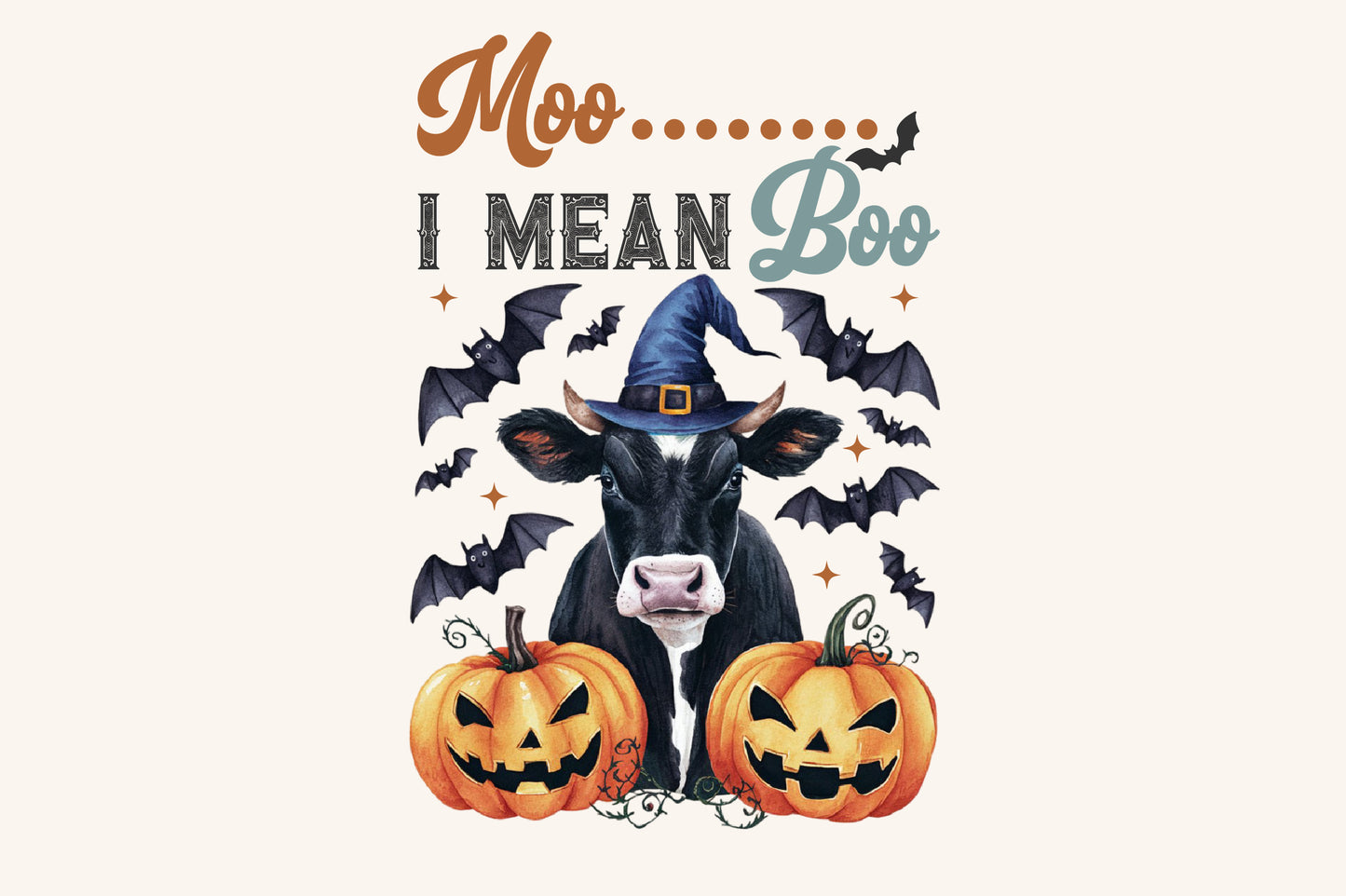 9 Vintage Halloween Farm Animals PNG Spooky Pumpkin Animal Clipart