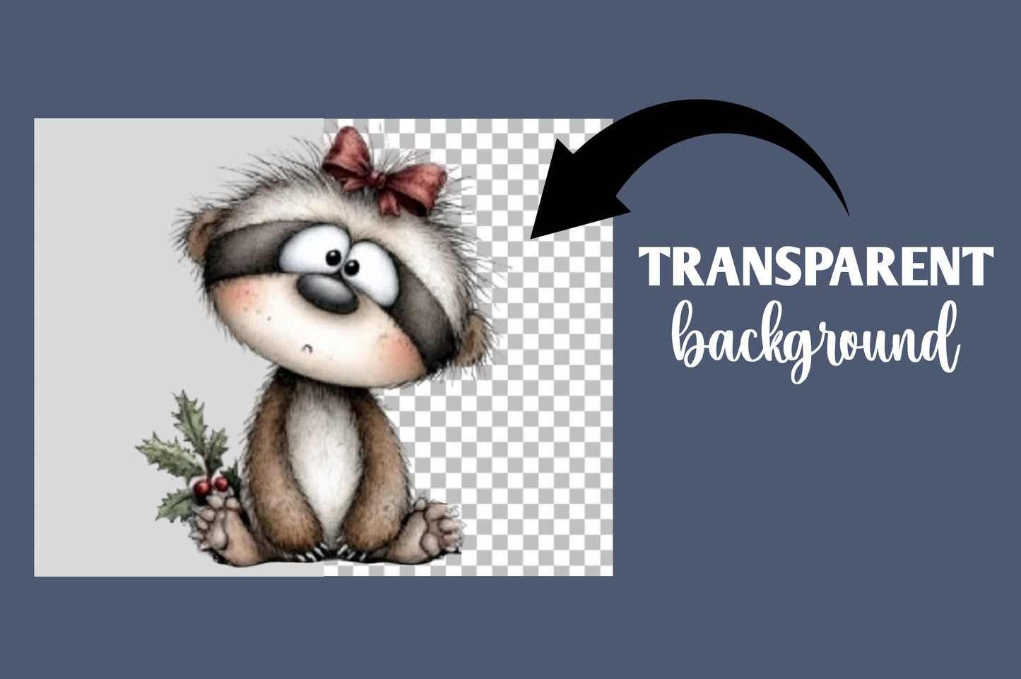 Whimsical Christmas Sloth PNG | Cute Sloth Christmas Clipart | 8 Transparent PNG