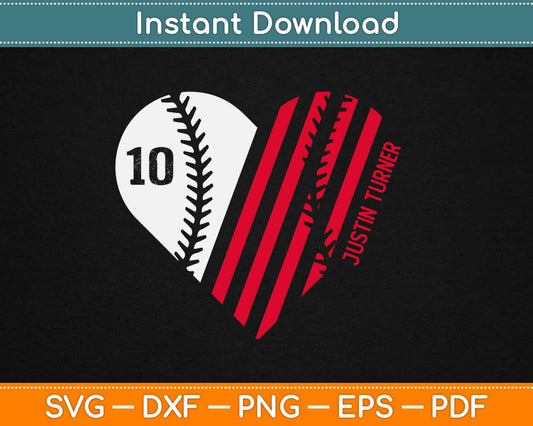 10 Justin Turner Svg Design Cricut Printable Cutting Files