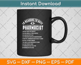 10 Reasons To Date Pharmacist Svg Png Dxf Digital Cutting File
