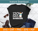 120 Days of School First Grade Teacher Svg Png Dxf Digital Cutting File