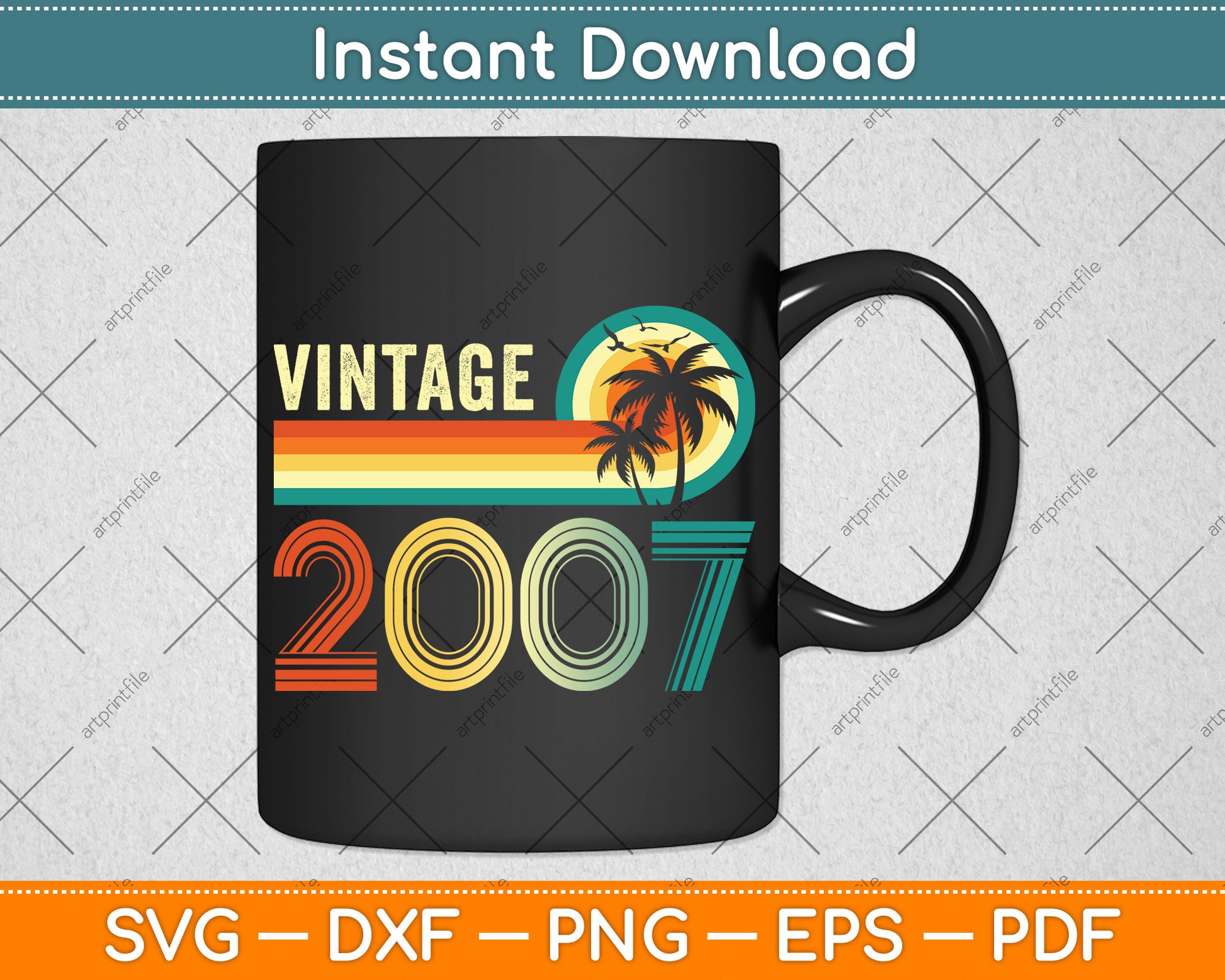 15 Year Old 15th Birthday Gifts Vintage 2007 Limited Edition Svg Png Dxf Cutting File