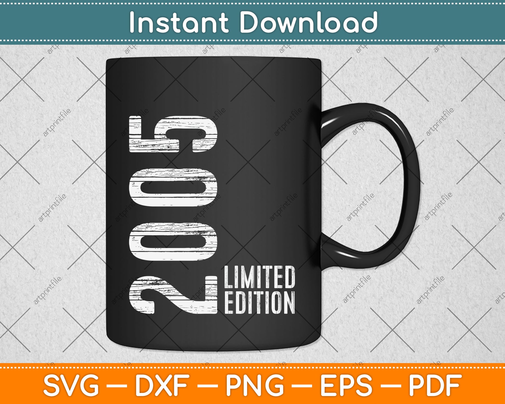 2005 Limited Edition 18th Birthday Svg Png Dxf Digital Cutting File
