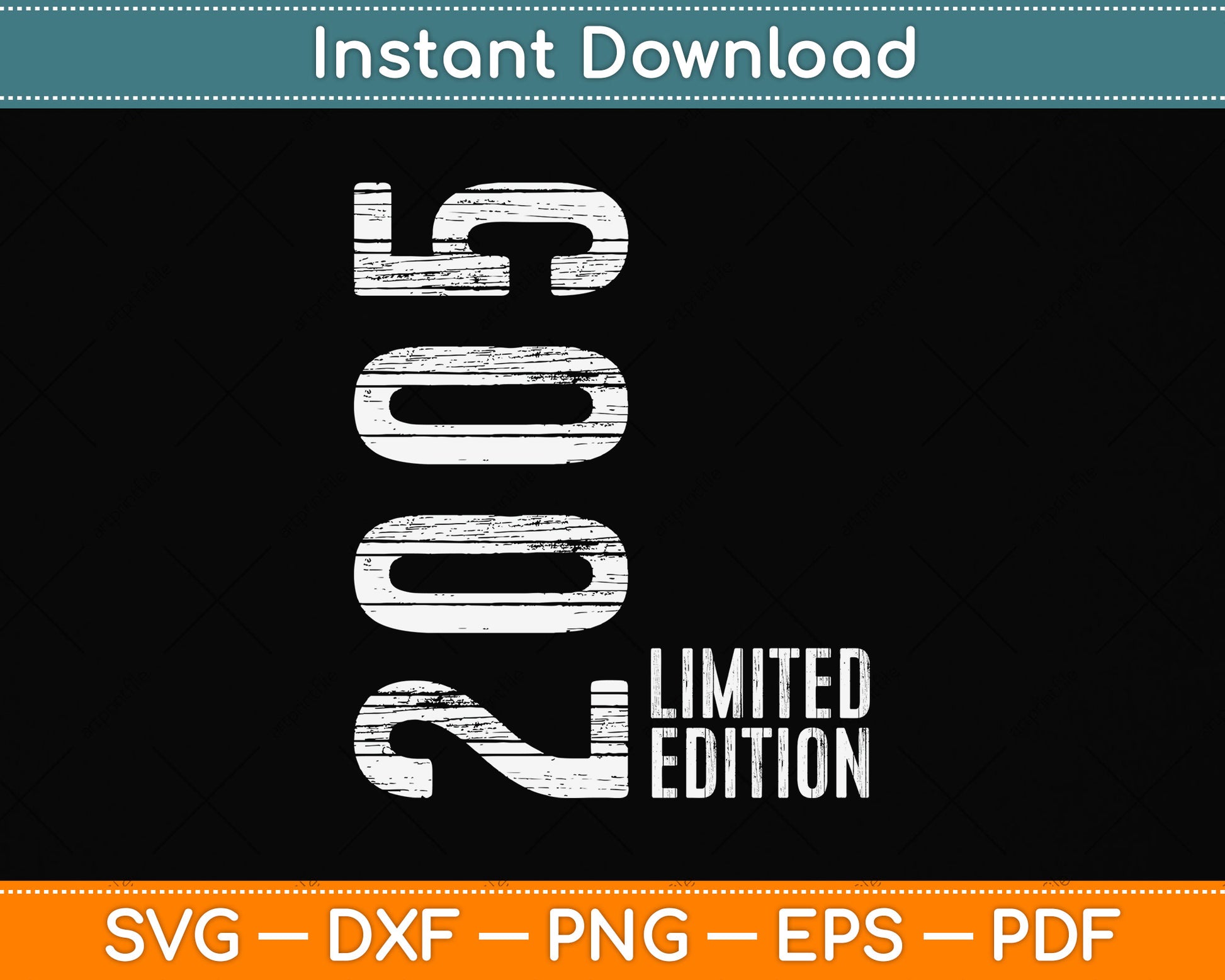 2005 Limited Edition 18th Birthday Svg Png Dxf Digital Cutting File