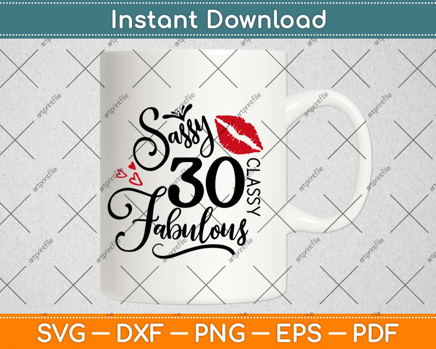 30 And Fabulous Birthday Svg Design Cricut Printable Cutting Files