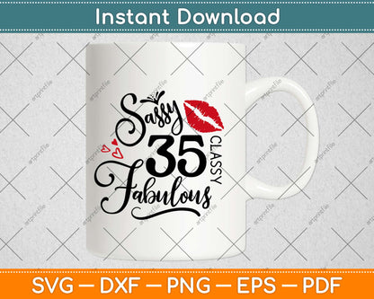 35 And Fabulous Birthday Svg Design Cricut Printable Cutting Files