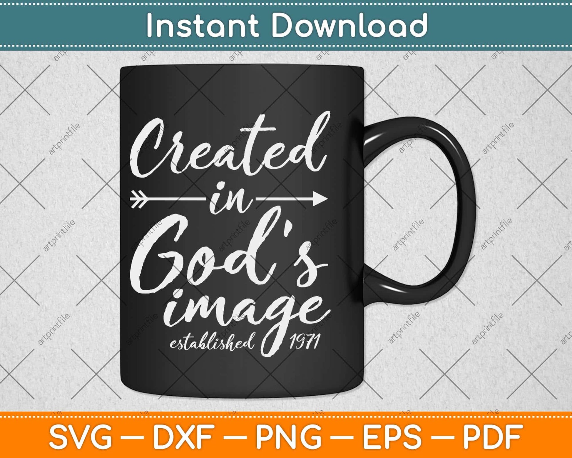 49 Year Old Christian: Jesus 1971 49th Birthday Svg Png Dxf Digital Cutting File