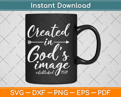 49 Year Old Christian: Jesus 1971 49th Birthday Svg Png Dxf Digital Cutting File
