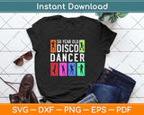 50th Birthday Gift For 50 Year Old Disco Dancer Svg Design Cricut Printable File
