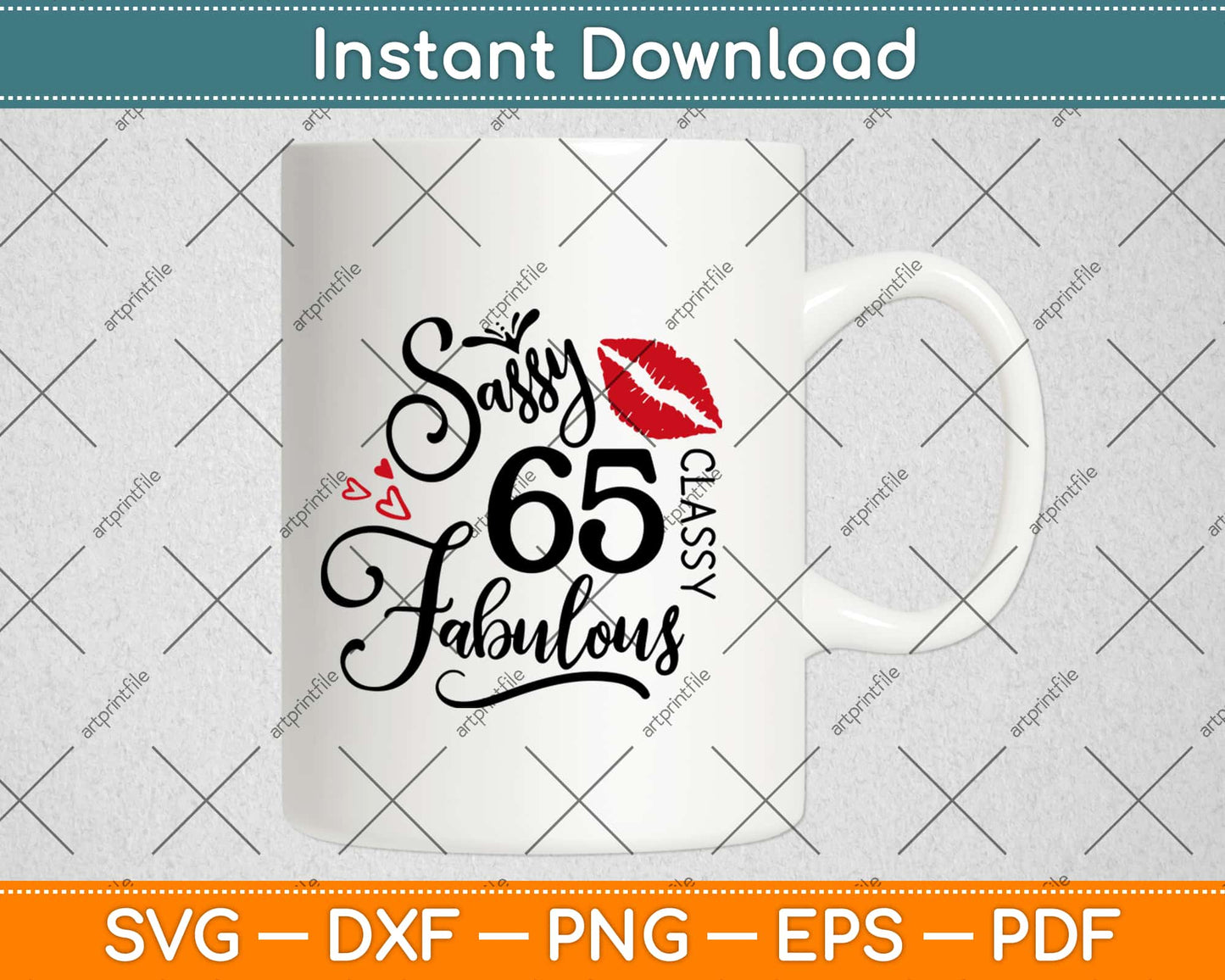 65 And Fabulous Gifts 65th Birthday Svg Design Cricut Printable Cutting Files