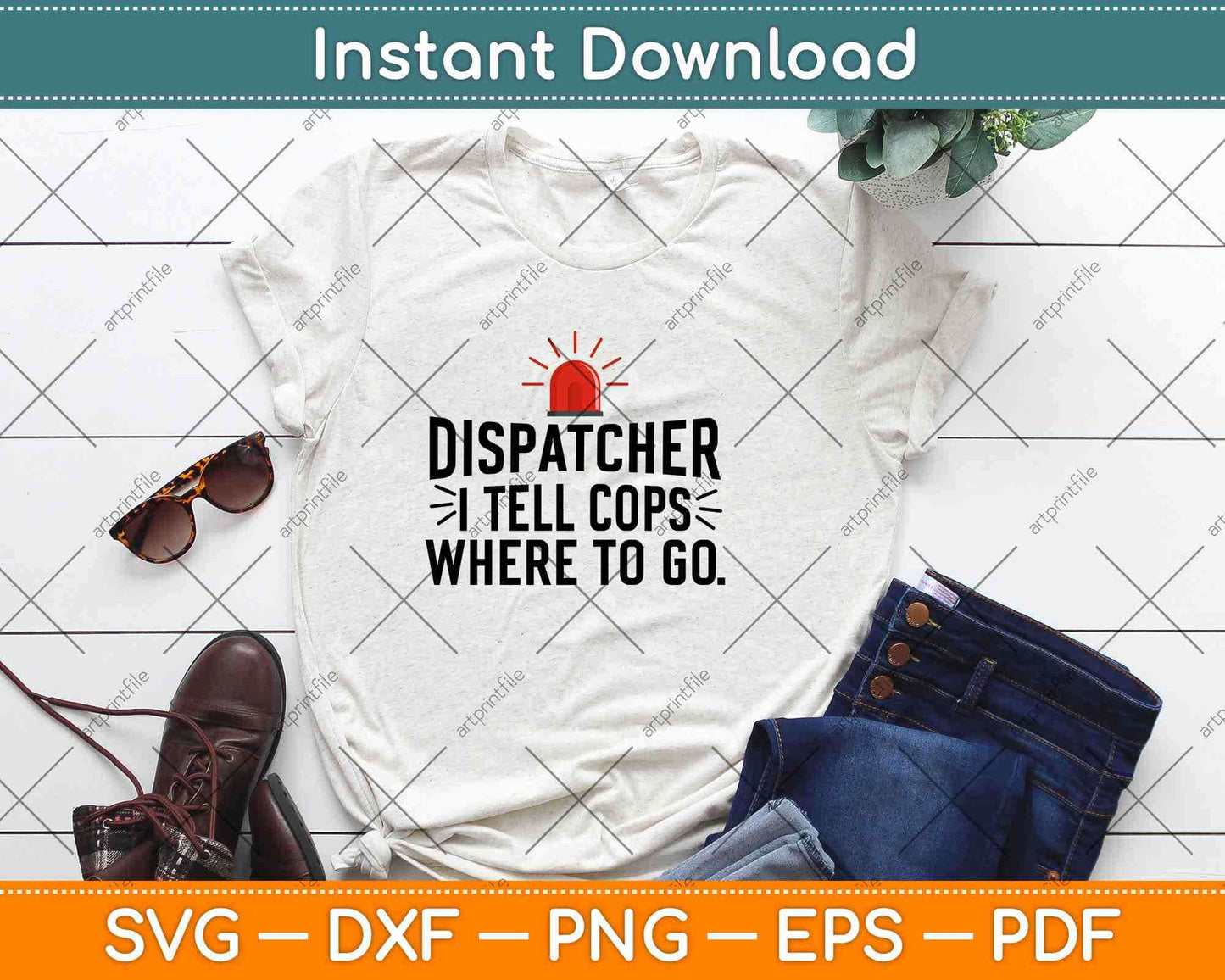 911 Dispatcher Gifts I Tell Cops Where to Go Svg Design Cricut Printable Cutting File