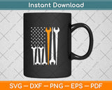 American Flag Ironworker Funny Svg Png Dxf Digital Cutting File