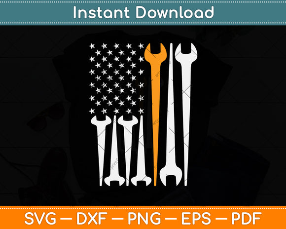 American Flag Ironworker Funny Svg Png Dxf Digital Cutting File