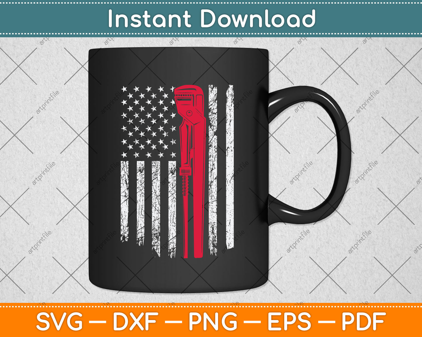 American Flag Machinist Svg Png Dxf Digital Cutting File