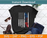 American Flag Patriotic Arborist Svg Png Dxf Digital Cutting File