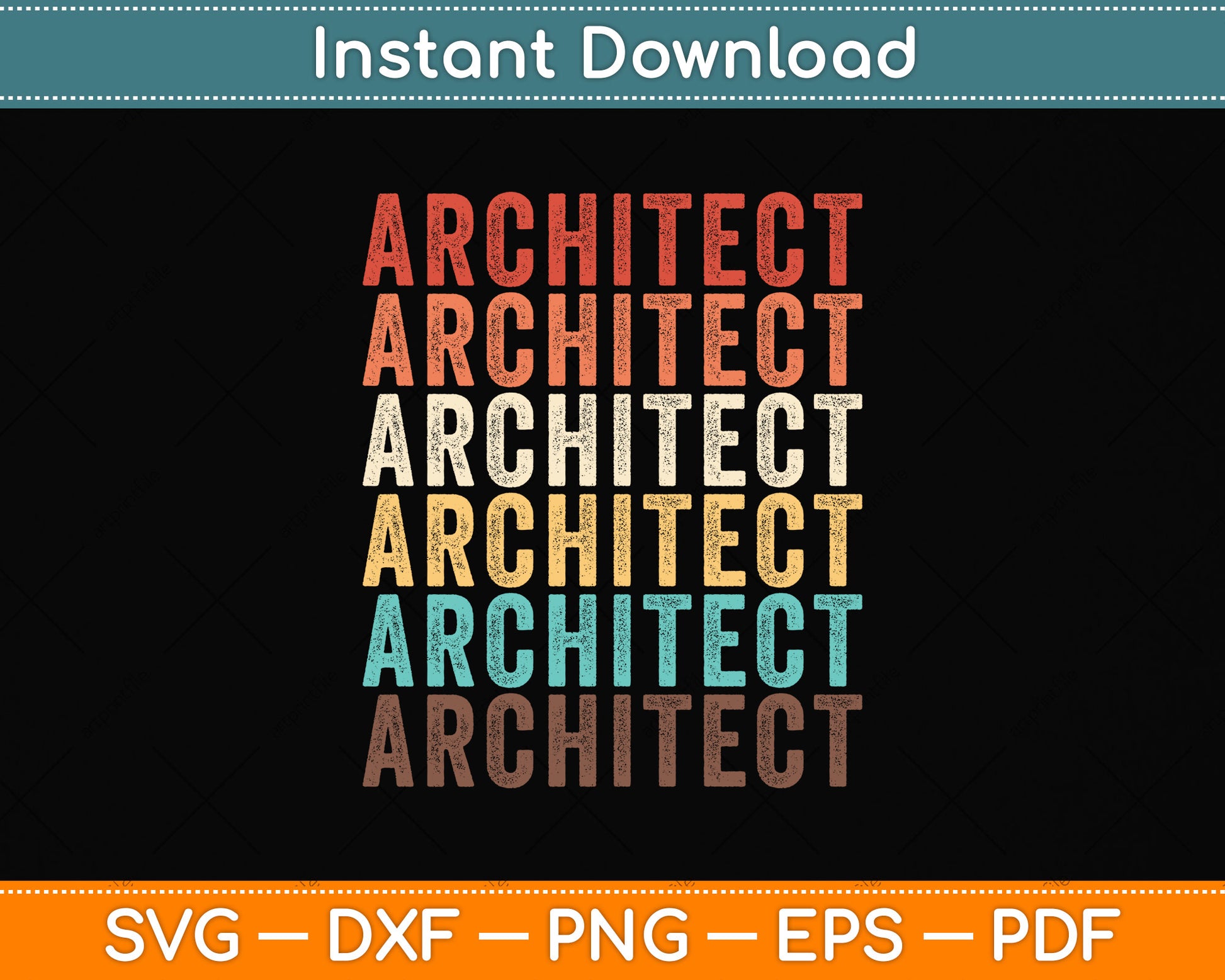 Architect Architecture Retro Svg Png Dxf Digital Cutting File