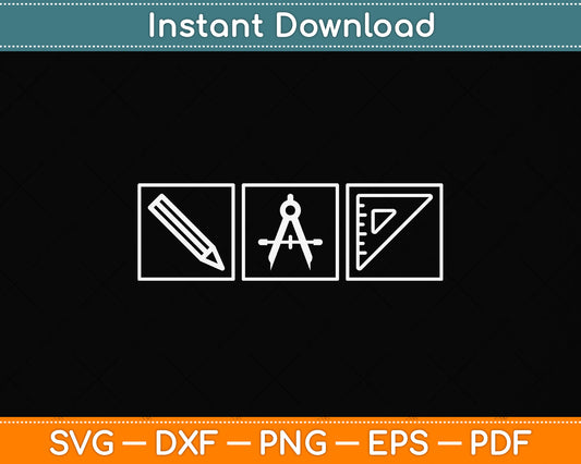 Architect Svg Png Dxf Digital Cutting File