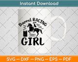 Barrel Racing Girl Svg Png Dxf Digital Cutting File