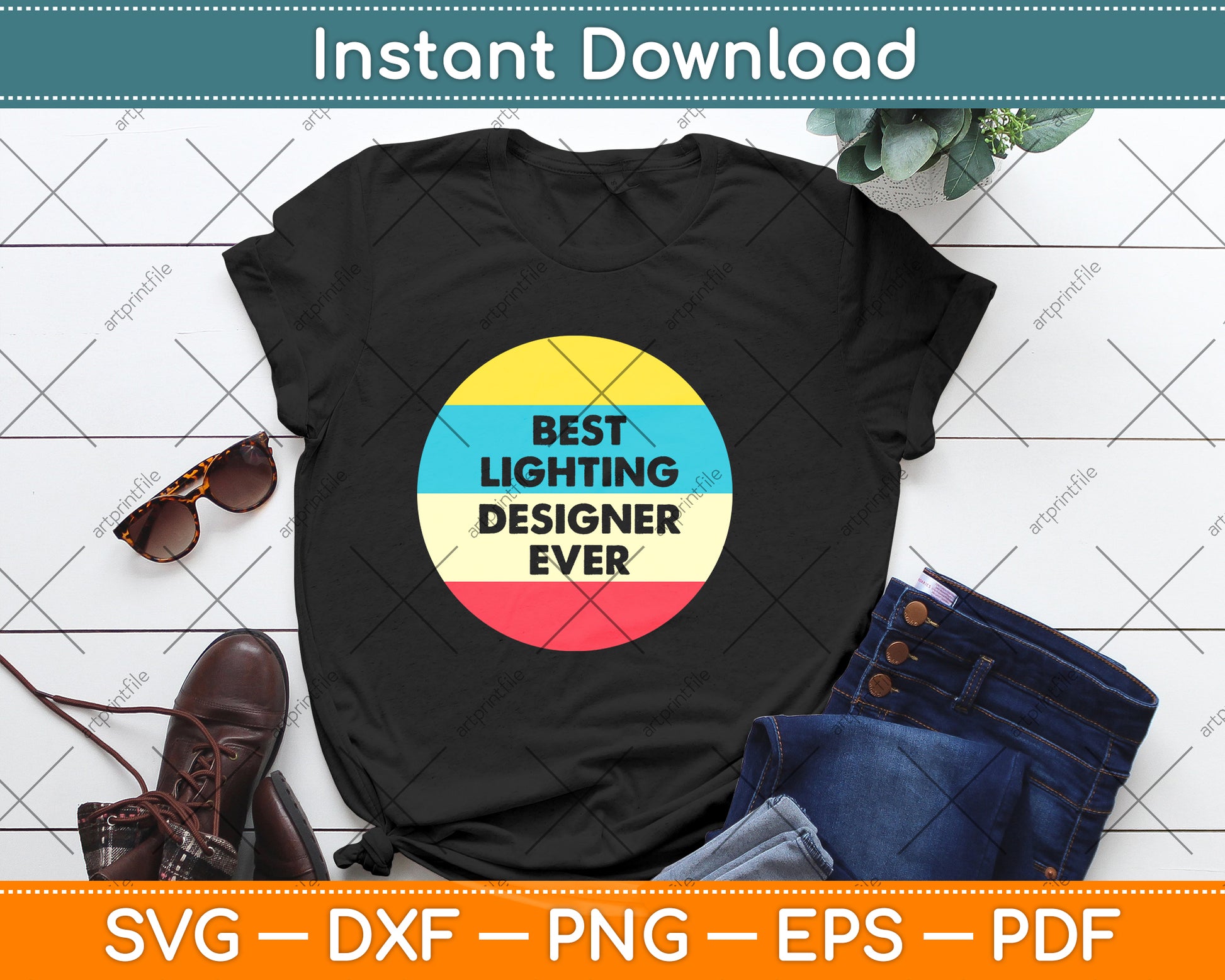 Best Lighting Designer Ever Svg Png Dxf Digital Cutting File