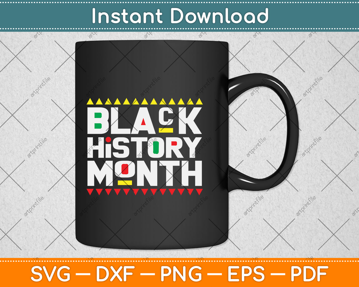 Black History Month Svg Png Dxf Digital Cutting File
