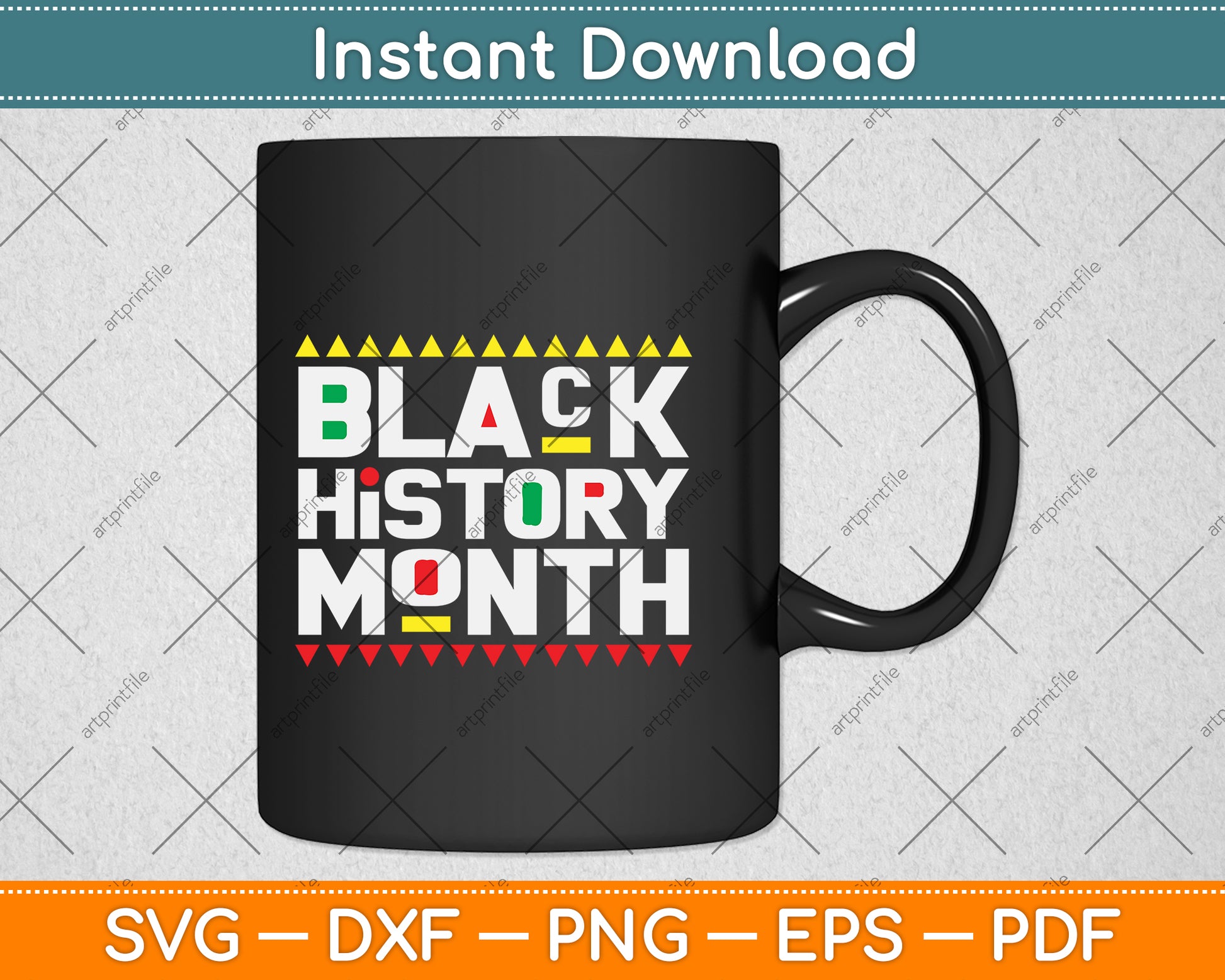 Black History Month Svg Png Dxf Digital Cutting File