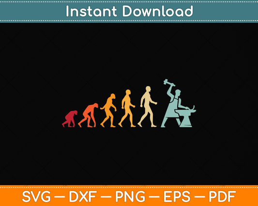 Blacksmith Evolution Svg Png Dxf Digital Cutting File