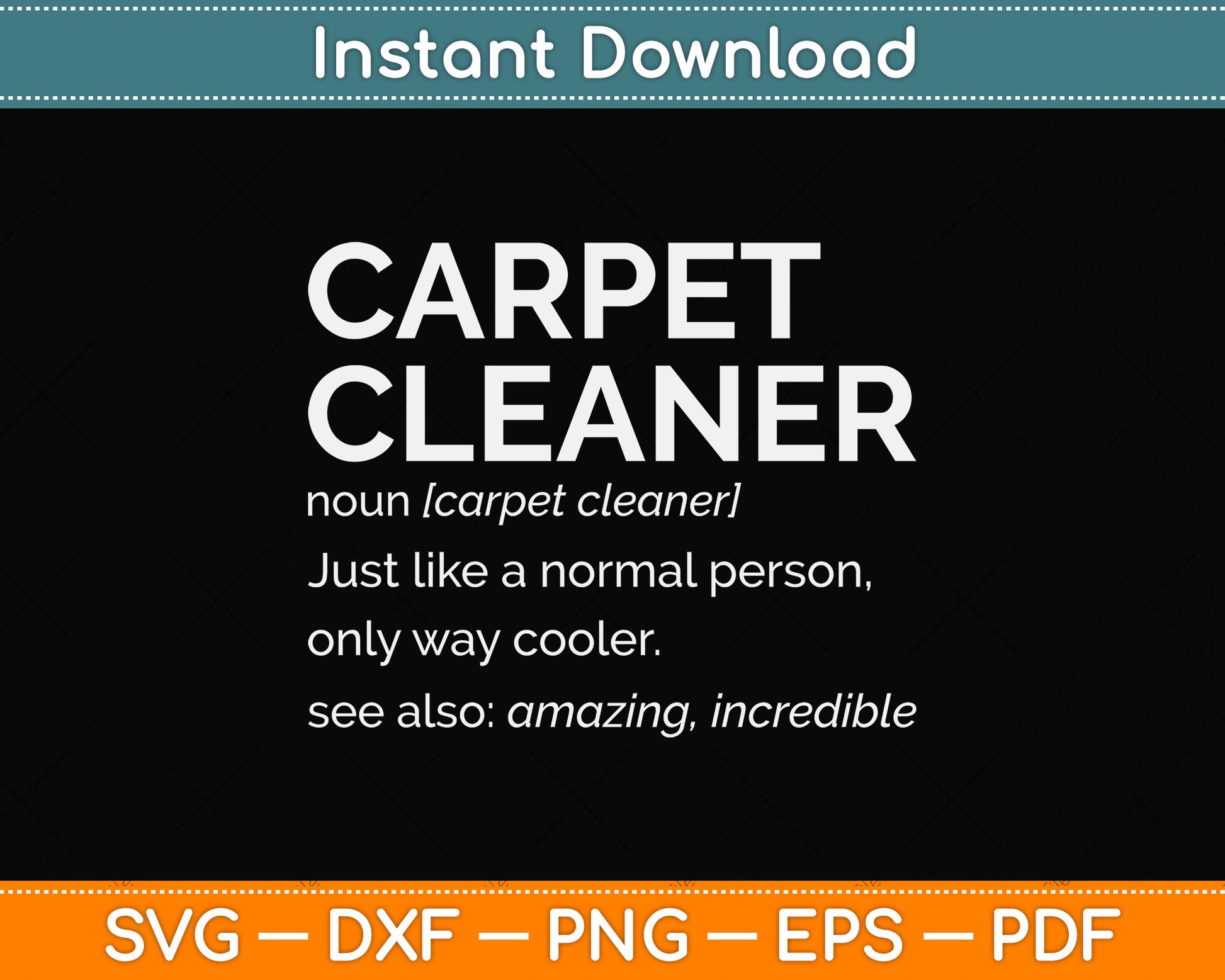 Carpet Cleaner Definition Svg Png Dxf Digital Cutting File