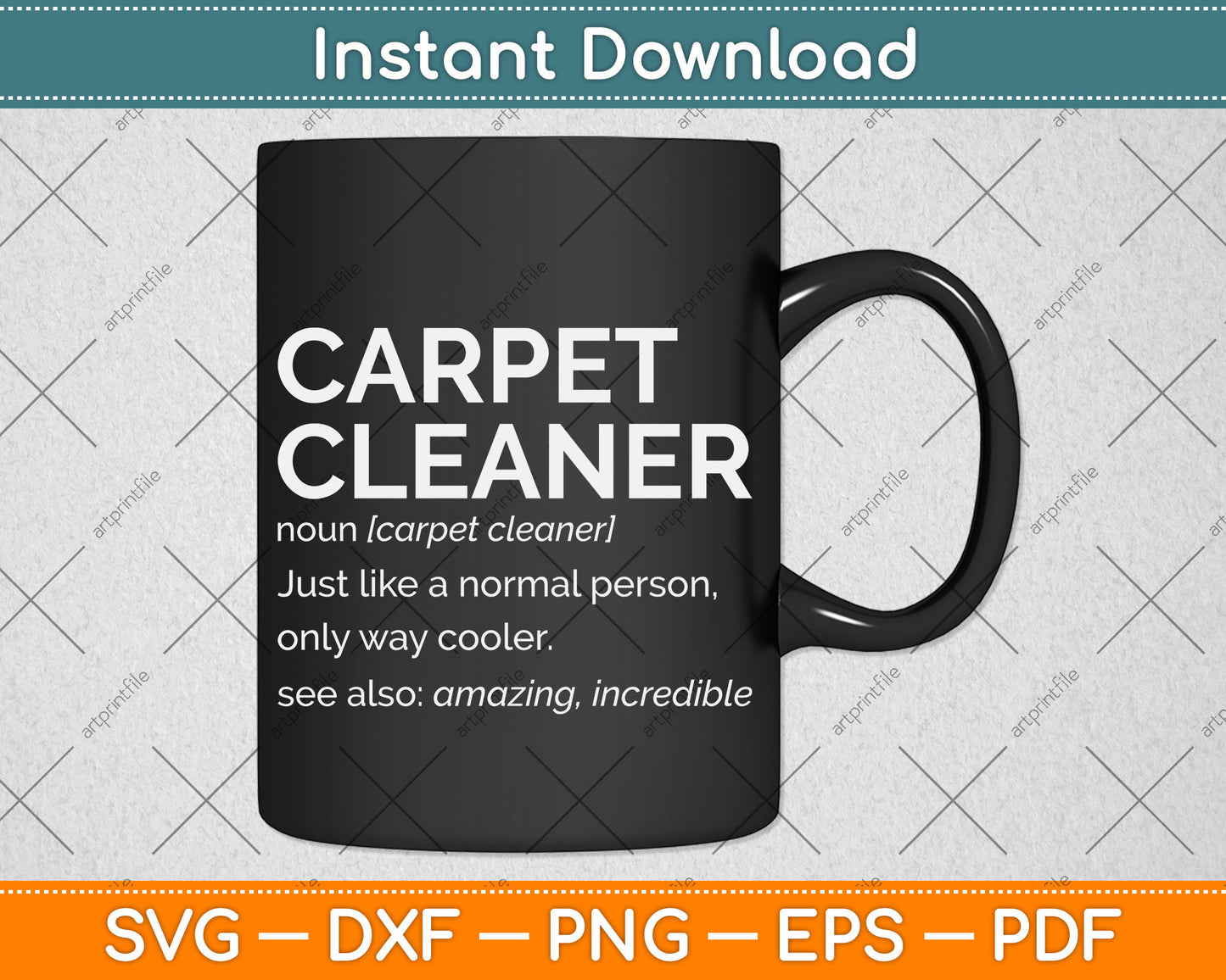 Carpet Cleaner Definition Svg Png Dxf Digital Cutting File