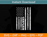 Chaplain American Flag Svg Png Dxf Digital Cutting File