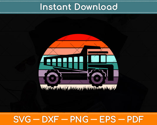 Construction Worker Excavator Heavy Equipment Operator Svg Png Dxf Cutting File