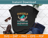 Cowgirls Are God's Wildest Angels Horse Barrel Racing Svg Png Dxf Digital Cutting File