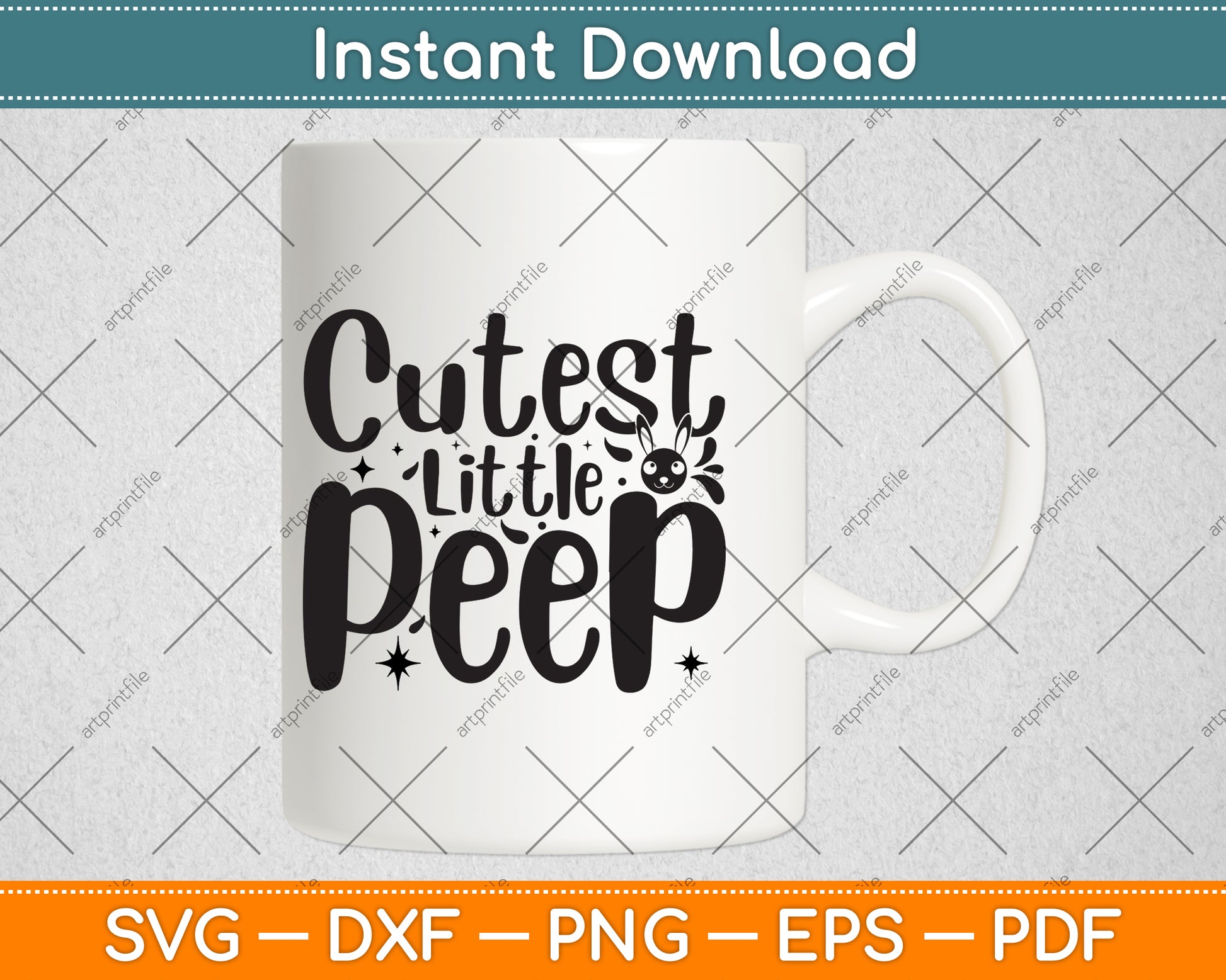 Cutest Little Peep Svg Png Dxf Digital Cutting File