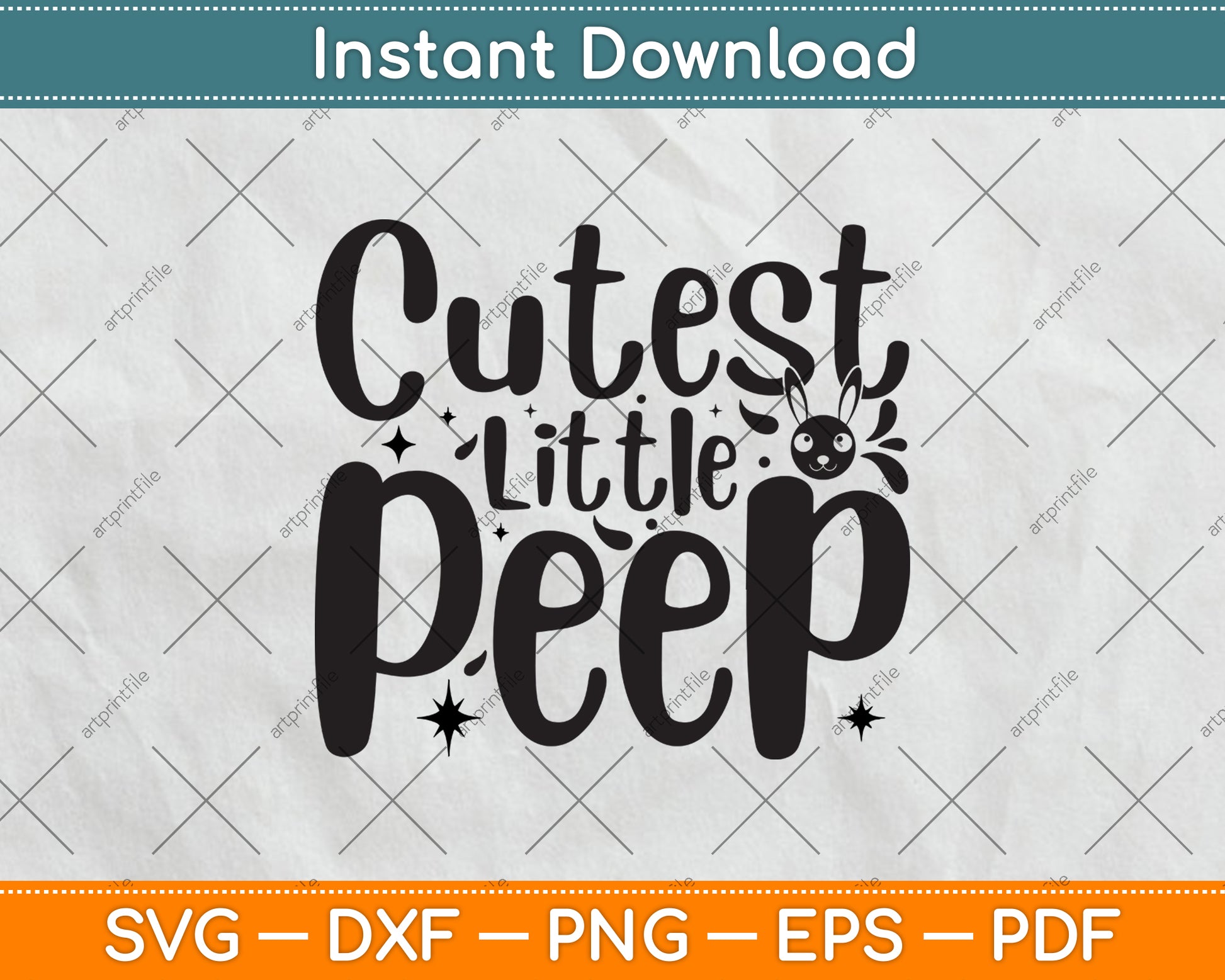 Cutest Little Peep Svg Png Dxf Digital Cutting File