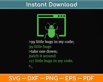 Computer Science Programmer & Coding Svg Png Dxf Digital Cutting File