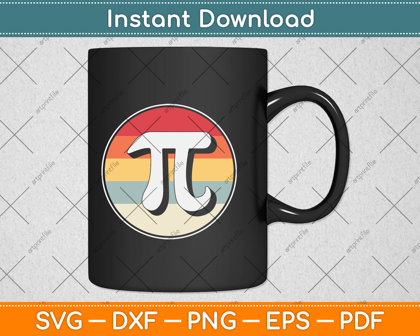 Don't Be Irrational Retro Vintage Svg Png Dxf Digital Cutting File
