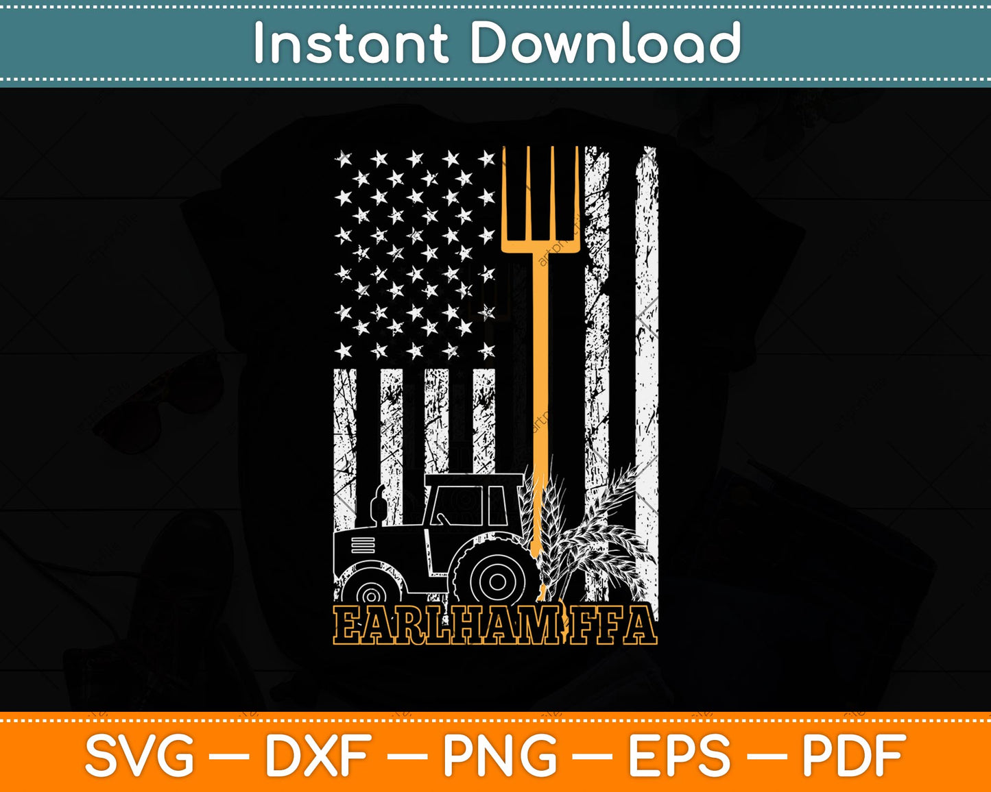 Earlham Ffa Svg Png Dxf Digital Cutting File
