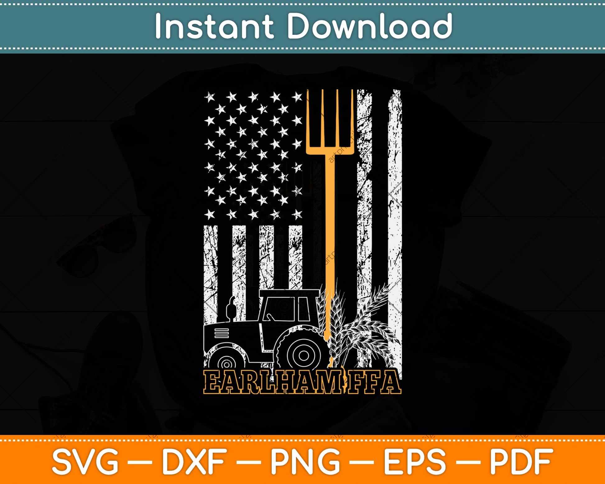 Earlham Ffa Svg Png Dxf Digital Cutting File