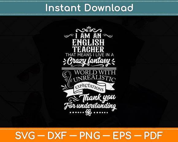 English Teacher Teaching School Kid Education Svg Png Dxf Digital Cutting File