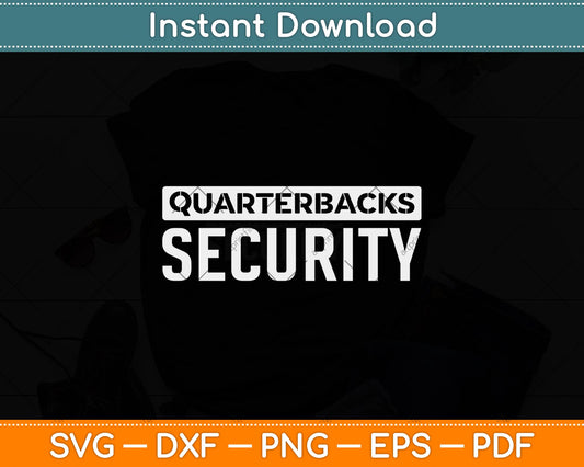 Football Offensive Line Lineman Quarterback Protection Svg Png Dxf File