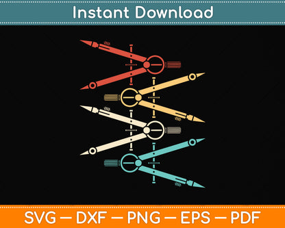 Funny Architect Design Compass Architecture Lovers Svg Png Dxf Digital Cutting File