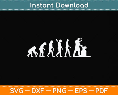 Funny Blacksmith Evolution Svg Png Dxf Digital Cutting File