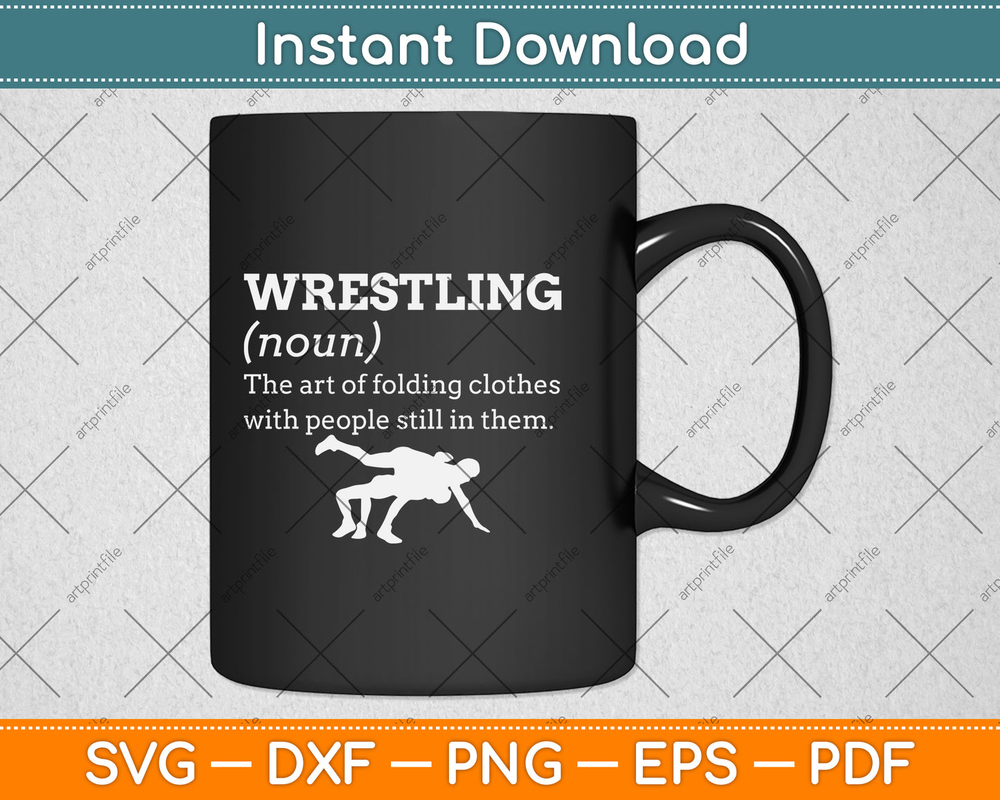 Funny Definition Wrestling Svg Png Dxf Digital Cutting File