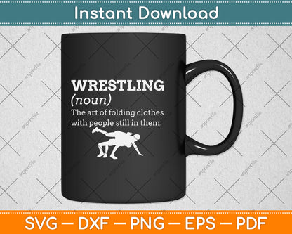 Funny Definition Wrestling Svg Png Dxf Digital Cutting File