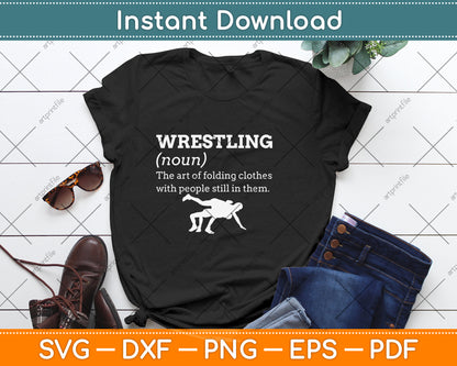 Funny Definition Wrestling Svg Png Dxf Digital Cutting File